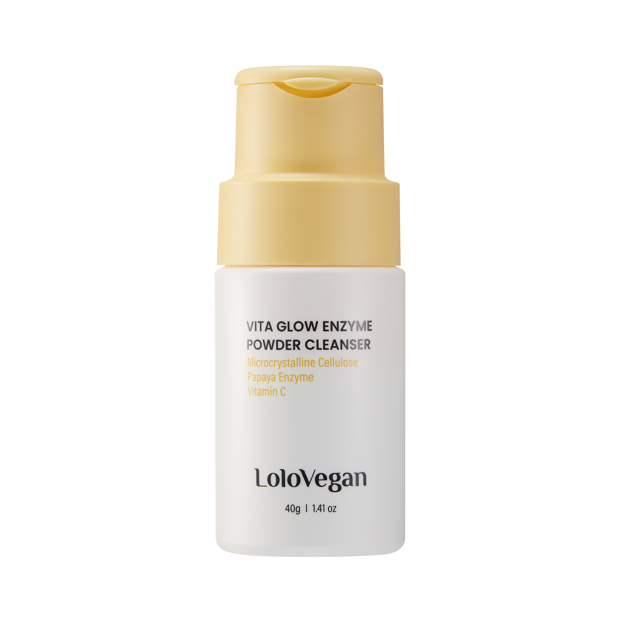 LOLOVEGAN Vita Glow Enzyme Powder Cleanser 40 g / 1.41 oz