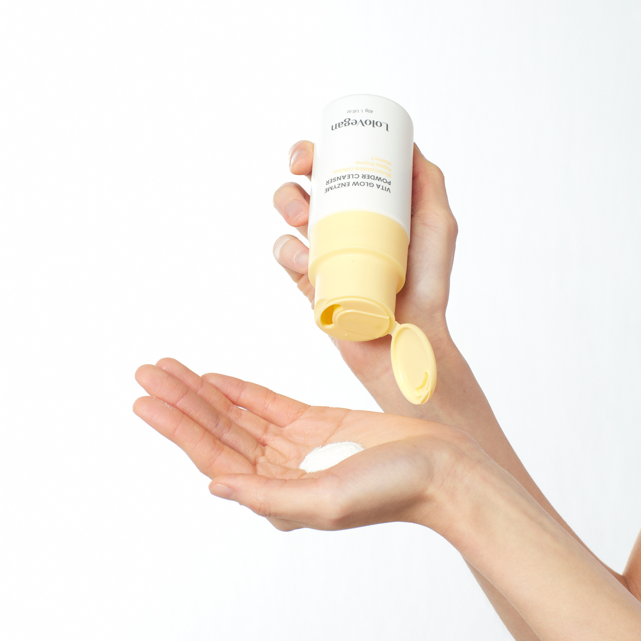 LOLOVEGAN Vita Glow Enzyme Powder Cleanser 40 g / 1.41 oz